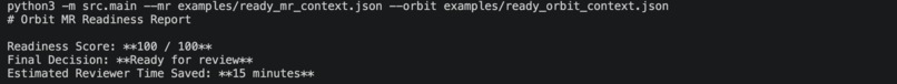 Orbit MR Readiness Agent – screenshot 4