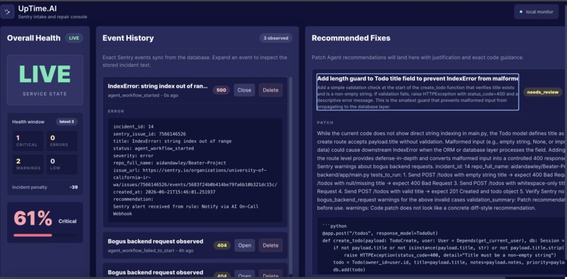 UpTime.ai – screenshot 1