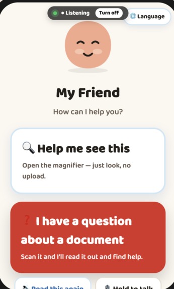 My Friend (Elderly Helper) – screenshot 2