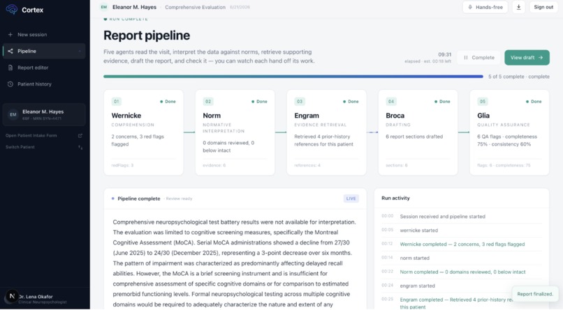 Cortex – screenshot 1
