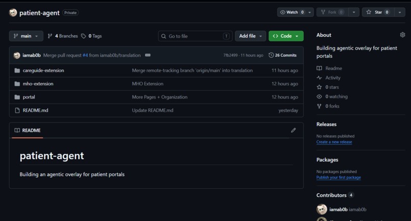 Patient Agent – screenshot 4