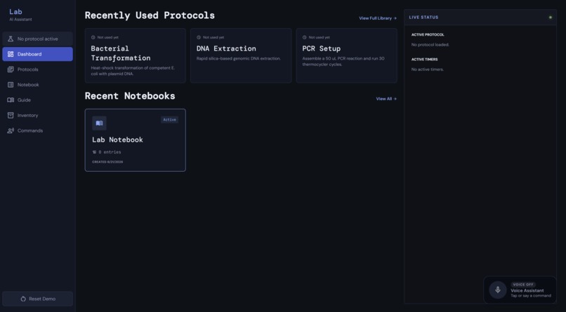 BenchPilot – screenshot 1