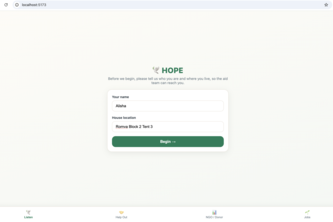 HOPE - Humanitarian Operations & Personal Empowerment
