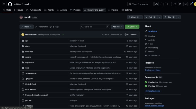 Recall – screenshot 4