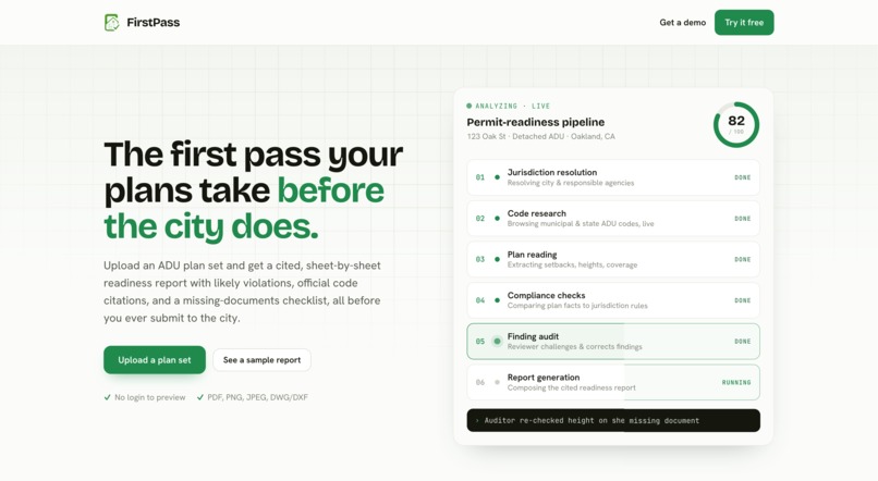 FirstPass – screenshot 1