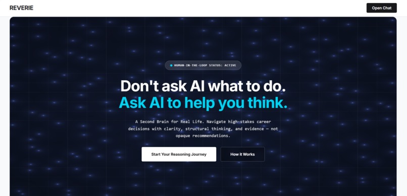 REVERIE - AI Decision Intelligence System – screenshot 1