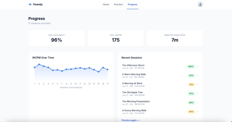 Fluently – screenshot 3