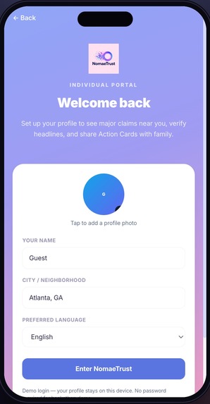 NomaeTrust – screenshot 3
