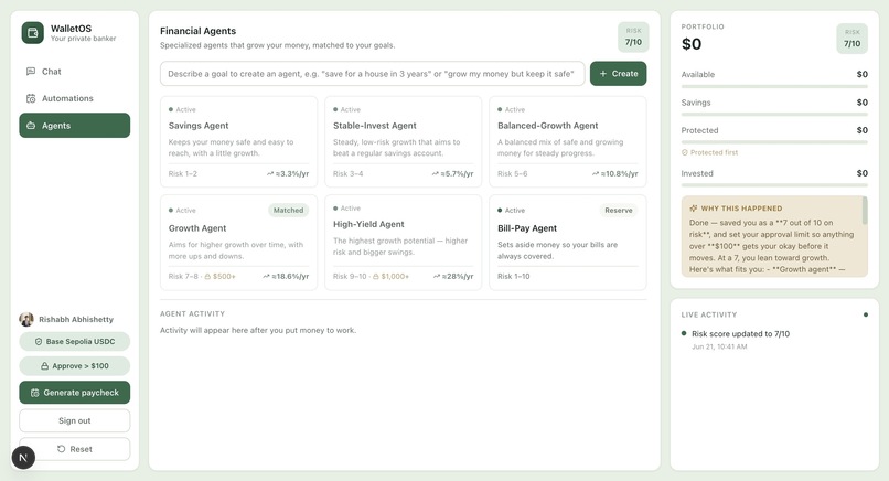 WalletOS – screenshot 3