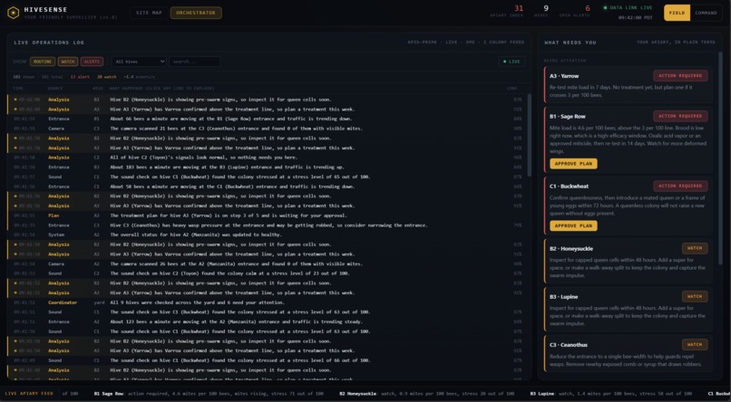 HiveSense – screenshot 4