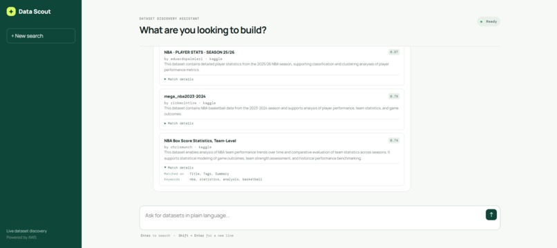 Data Scout – screenshot 1