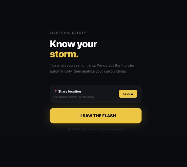 StormSense – screenshot 1