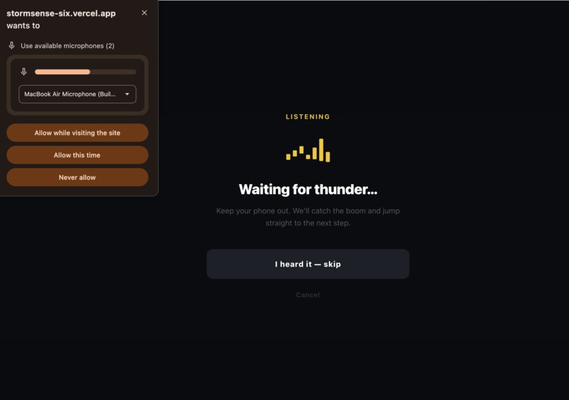 StormSense – screenshot 2