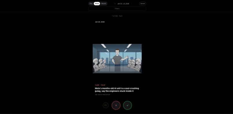 NewsReel – screenshot 1