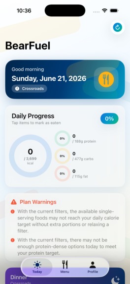 BearFuel – screenshot 1