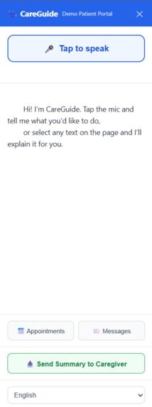 Patient Agent – screenshot 1