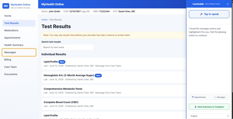 Patient Agent – screenshot 3