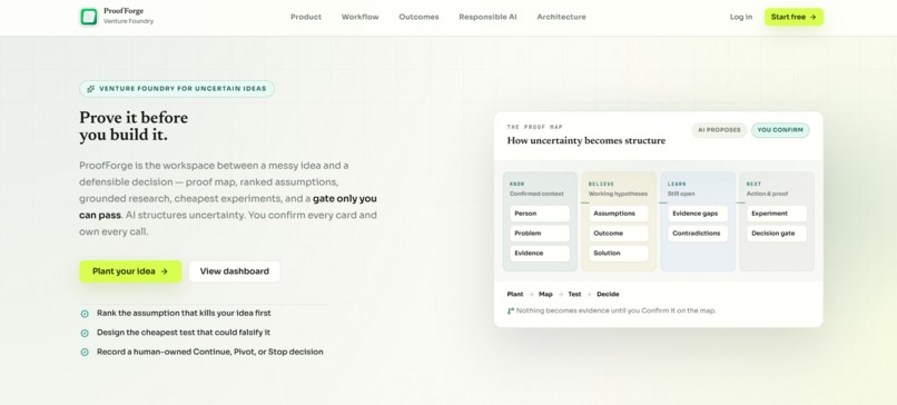 ProofForge – screenshot 1
