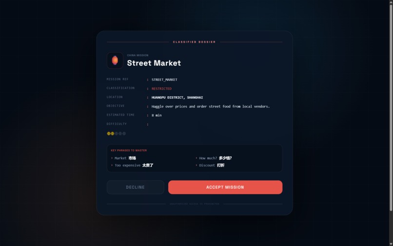 Langtour: A game to learn languages in real-life scenarios. – screenshot 4
