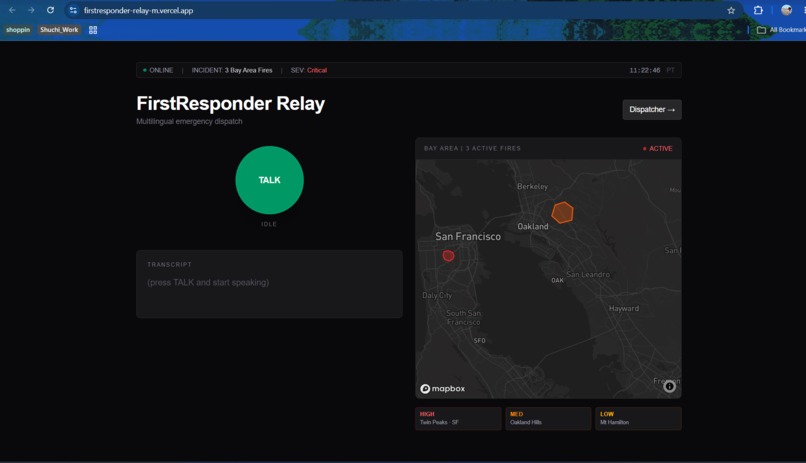 FirstResponder-Relay – screenshot 1