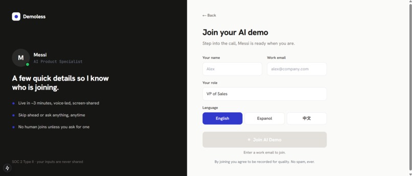 Demoless – screenshot 1