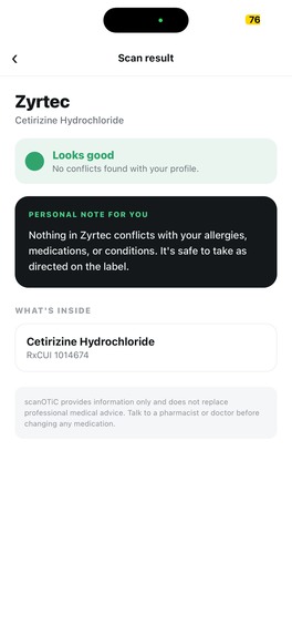 scanOTiC – screenshot 1