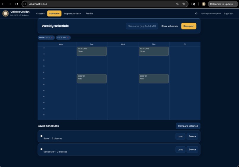 College Copilot – screenshot 3
