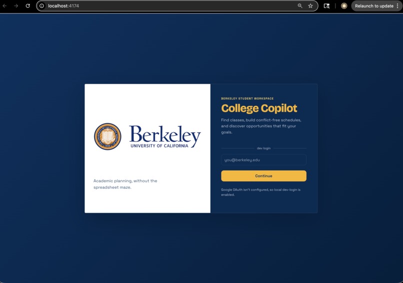 College Copilot – screenshot 1