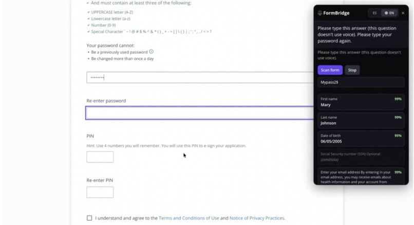 FormBridge – screenshot 2