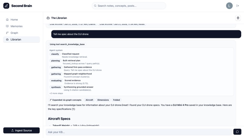 Second Brain – screenshot 1