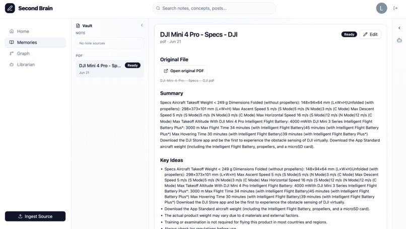 Second Brain – screenshot 3