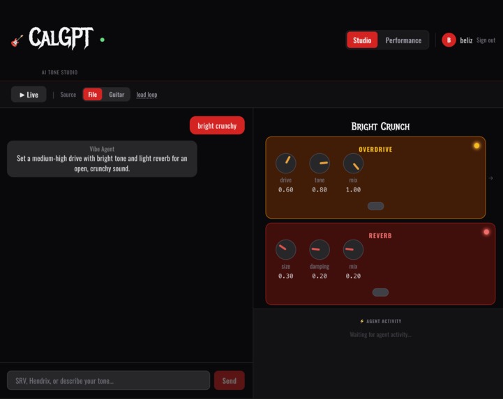 Cal-GPT (Guitar Pedal Technologies) – screenshot 1