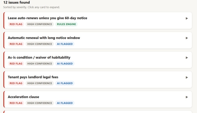 LeaseLens – screenshot 3