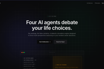 OverthinkAI — 4-Agent Life Decision Simulator
