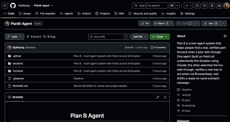 Plan B Agent – screenshot 5