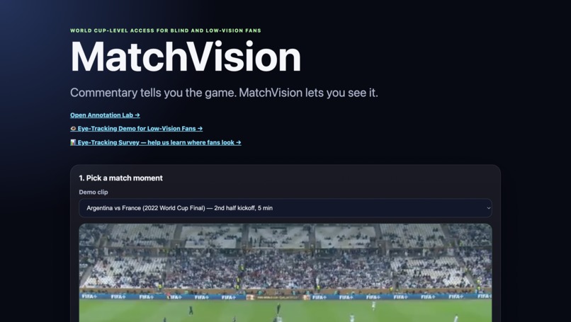 MatchVision – screenshot 1