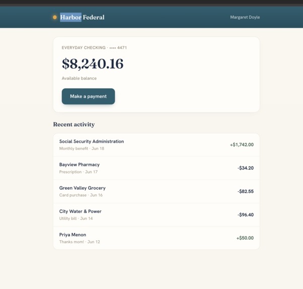 Lighthouse: a safety net for a loved one's digital life – screenshot 4