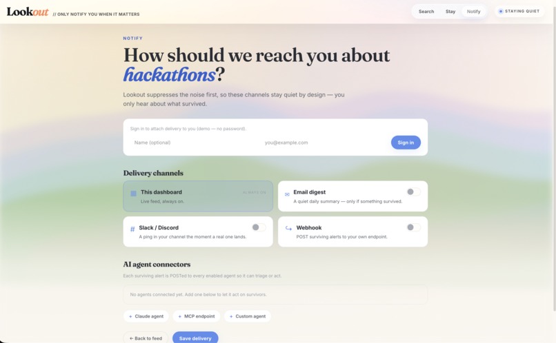 LookOut!  – screenshot 2