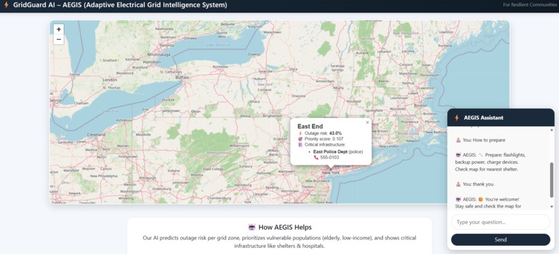Power Outage Predictor for Vulnerable Communities – screenshot 1