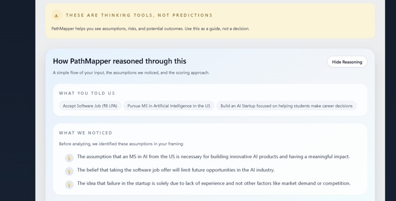 PathMapper – The Second Brain for Real-Life Decisions – screenshot 16