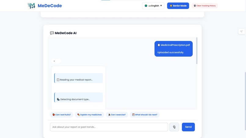 MeDecode – screenshot 1