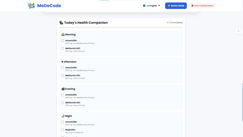MeDecode – screenshot 2