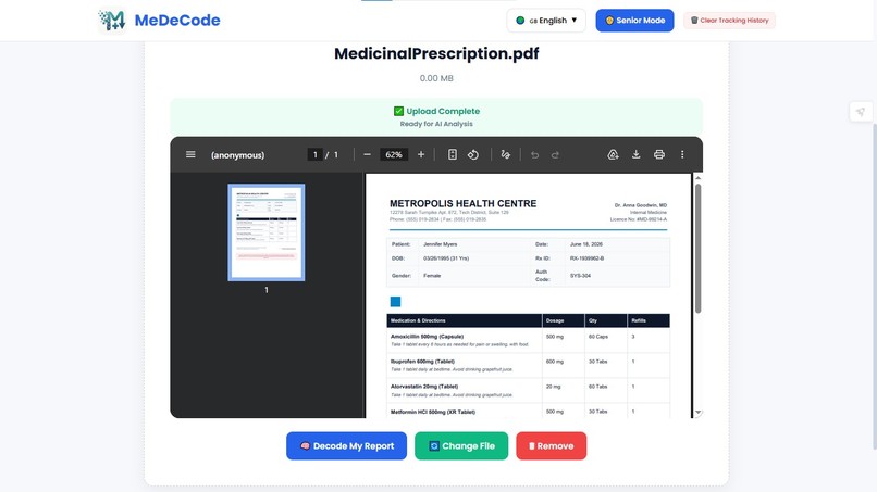 MeDecode – screenshot 5