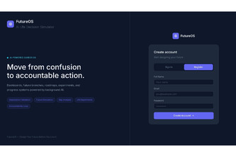 FutureOS: AI Life Decision Simulator