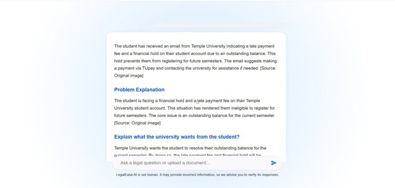 LegalEase AI – screenshot 3