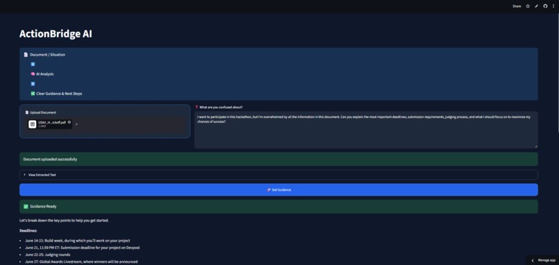 ActionBridge Ai – screenshot 2