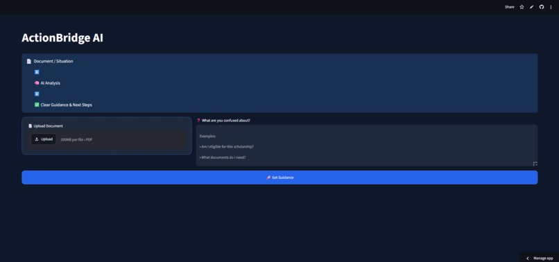ActionBridge Ai – screenshot 1