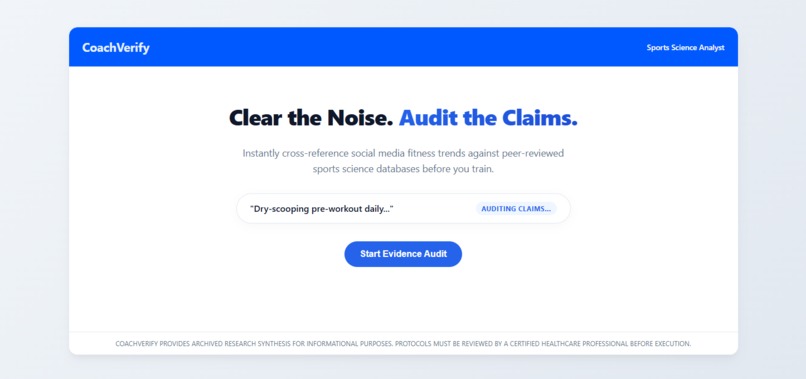 CoachVerify – screenshot 2