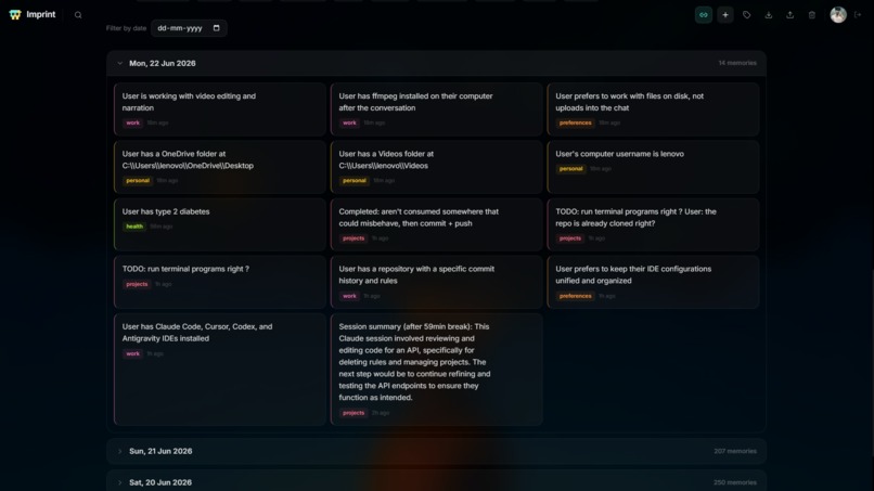 Imprint  – screenshot 3