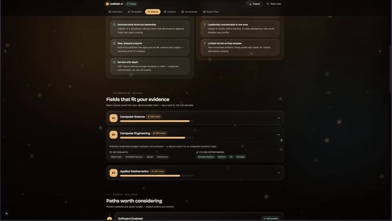 UniPath AI – screenshot 2